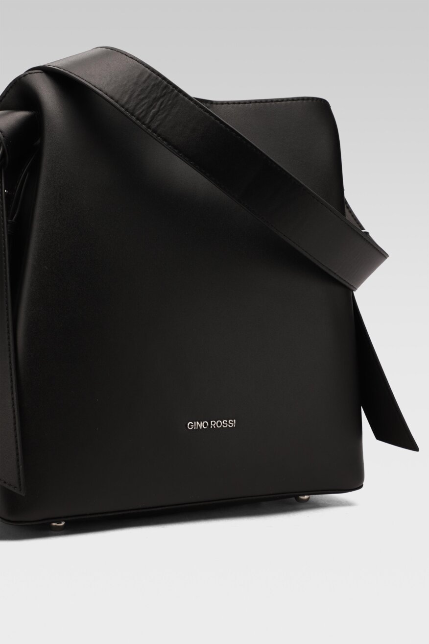 
                Gino Rossi - Torebka skórzana czarna - 5903698627113
