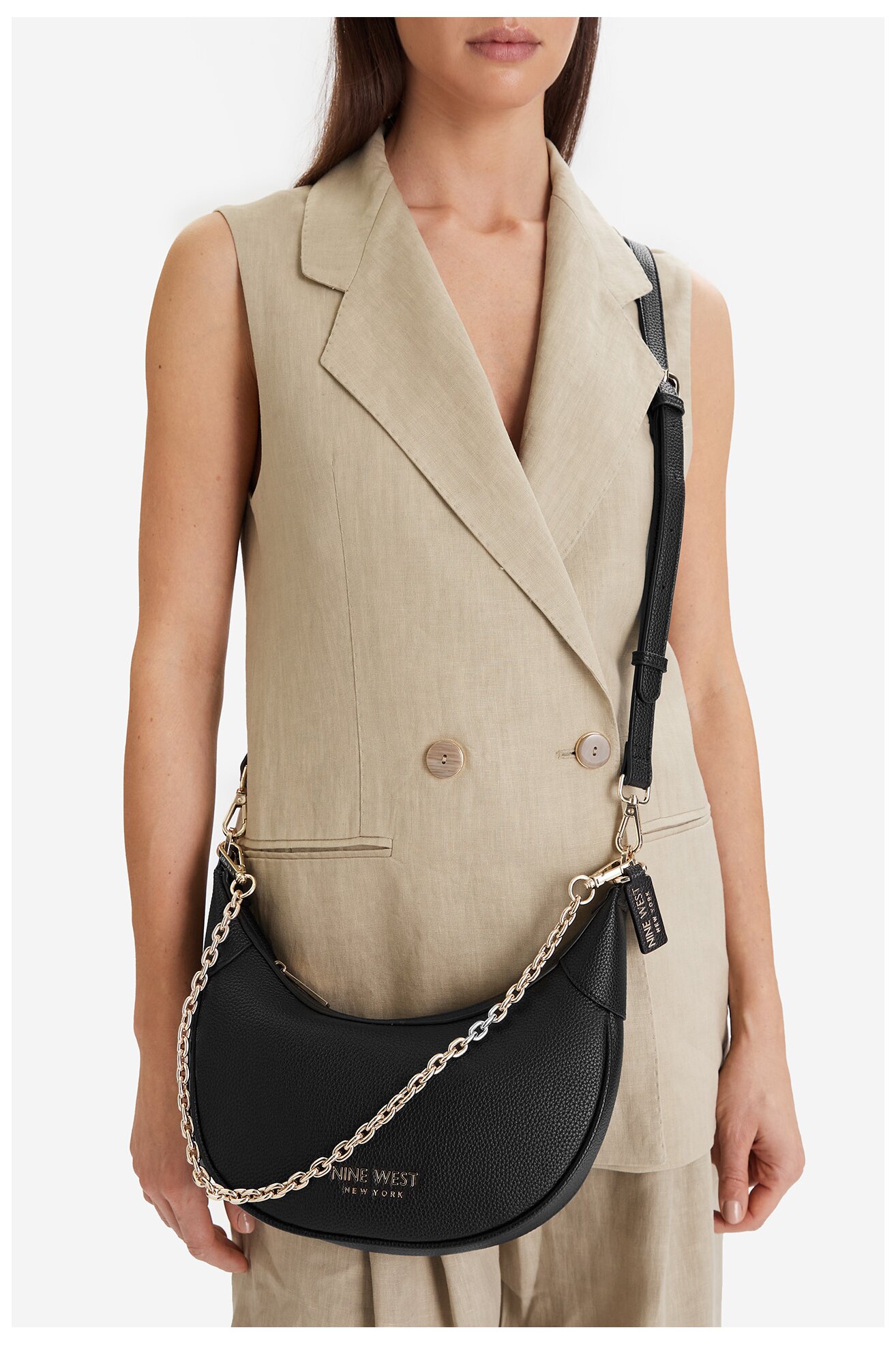 Kézitáska NINE WEST CEO-ZERNA-KY258 FEKETE