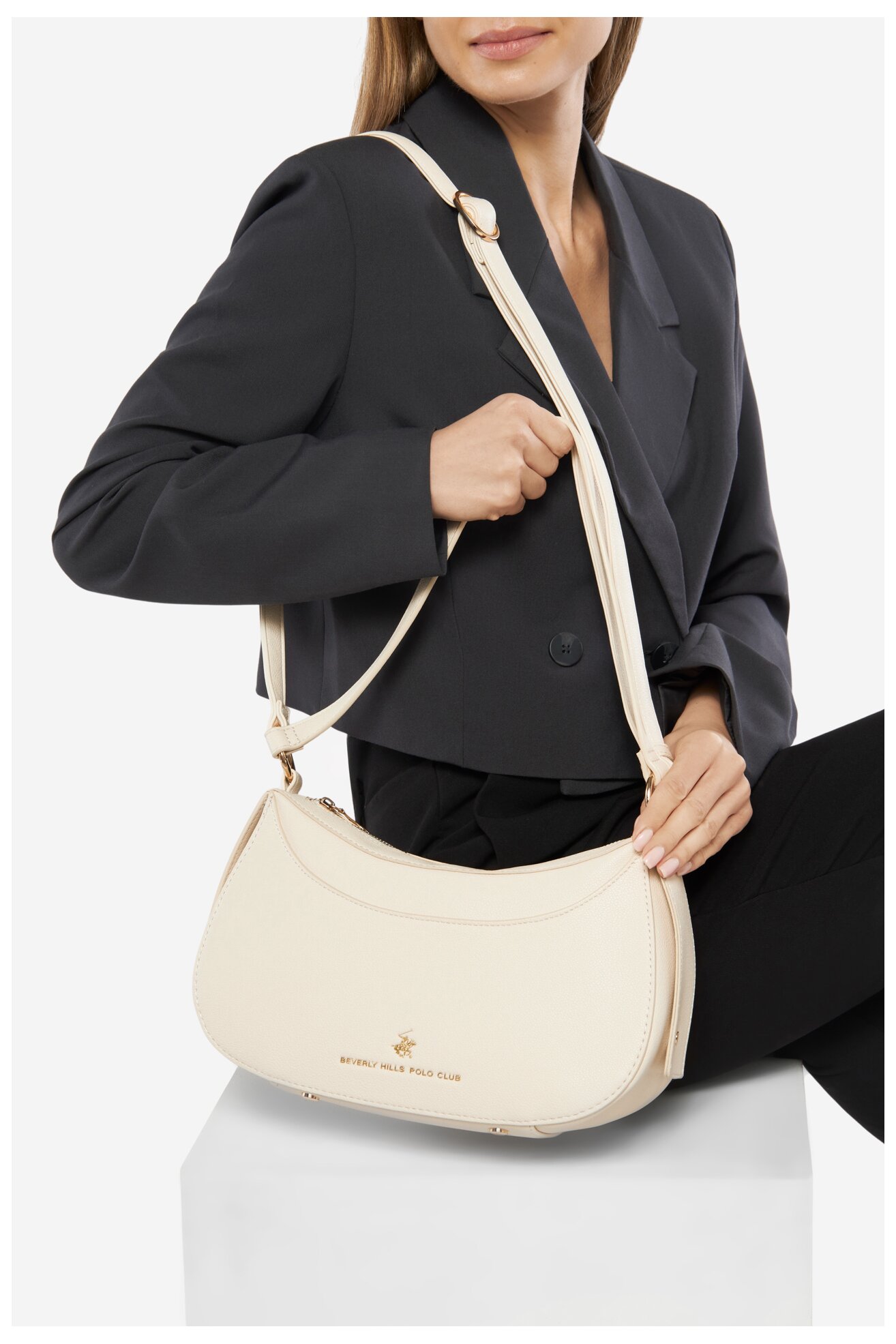 Kézitáska Beverly Hills Polo Club BHPC-C-008-07 BÉZS