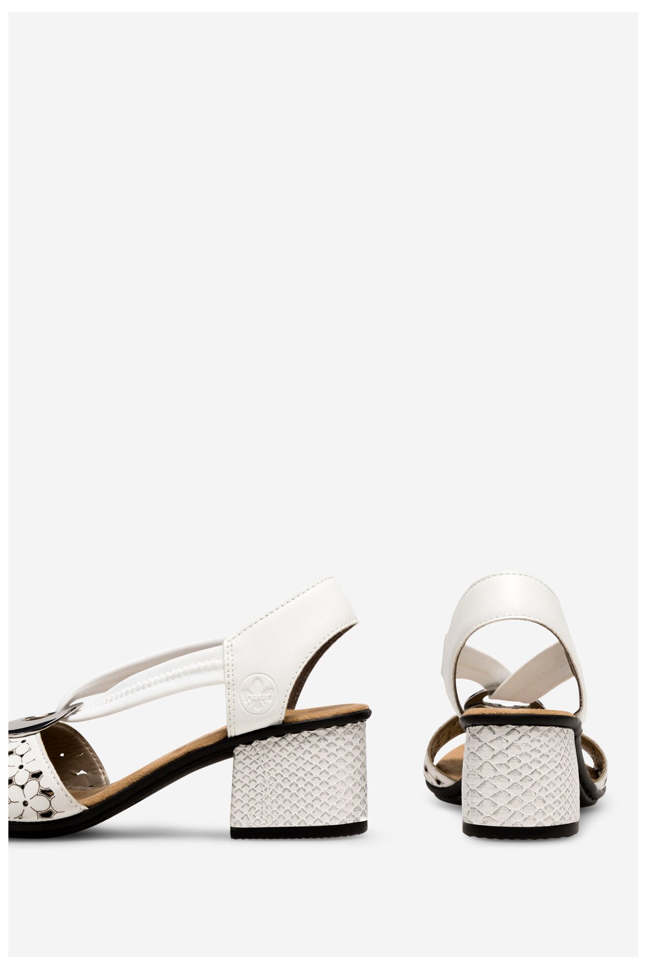 Sandały Rieker 64677-80 Biały