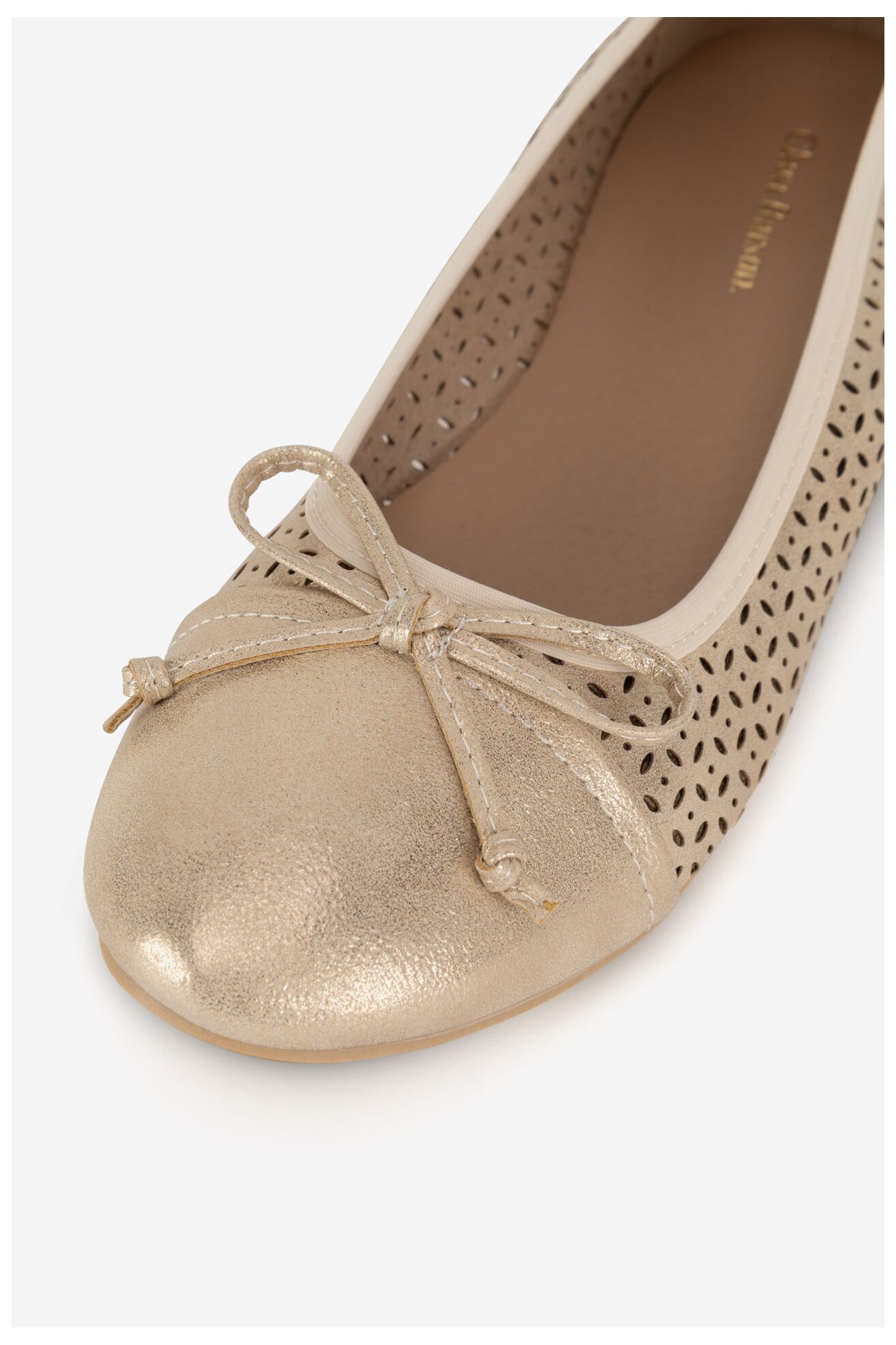Baleríny Clara Barson WS2055-15 ZLATÁ