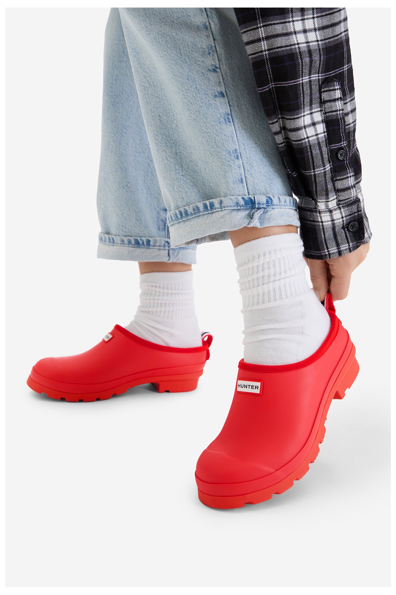 Gumene čizme HUNTER CEO-SJY-ST CRVENA