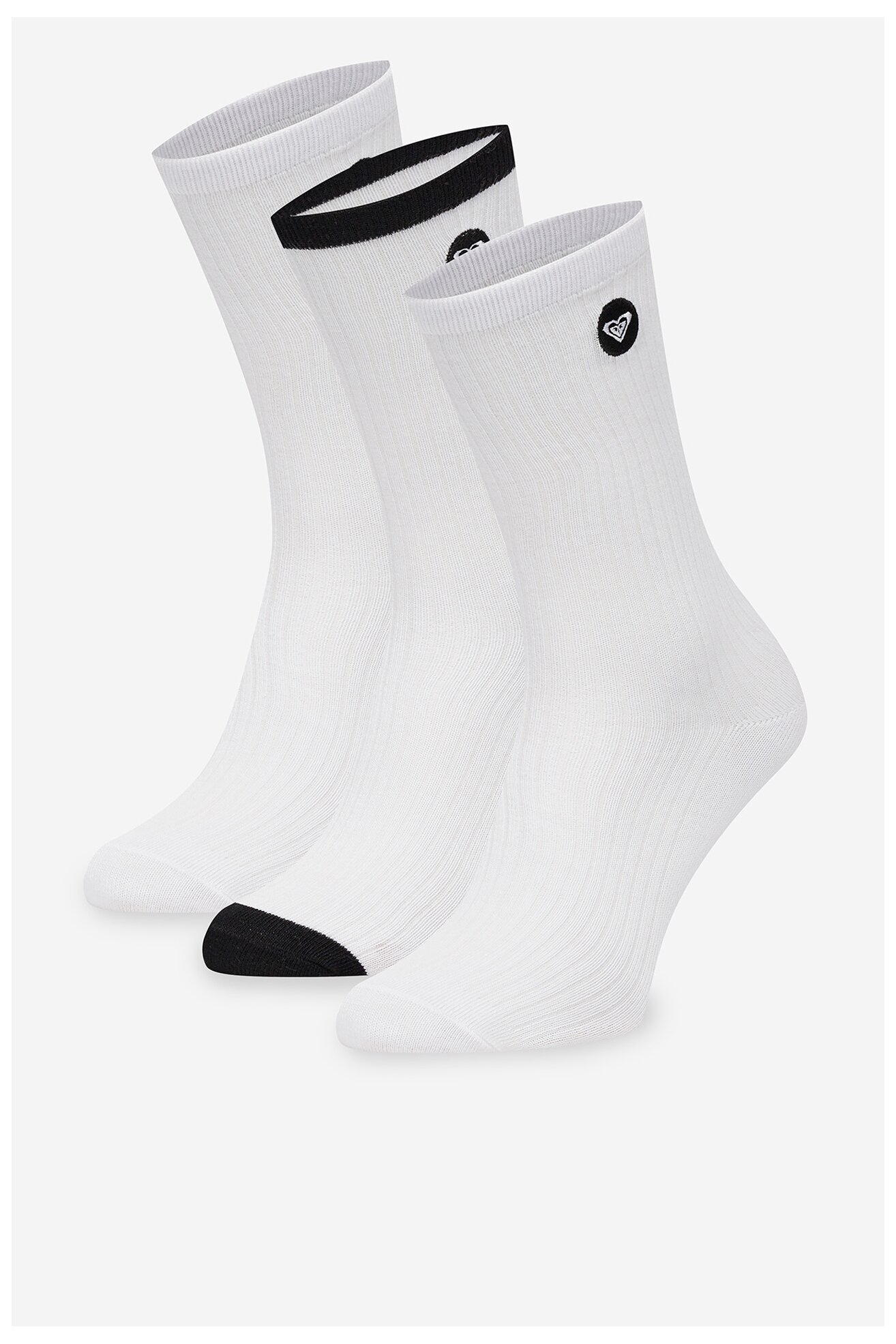Skarpetki ROXY AS_ROXY_02W_SS25 (3-PACK) Biały