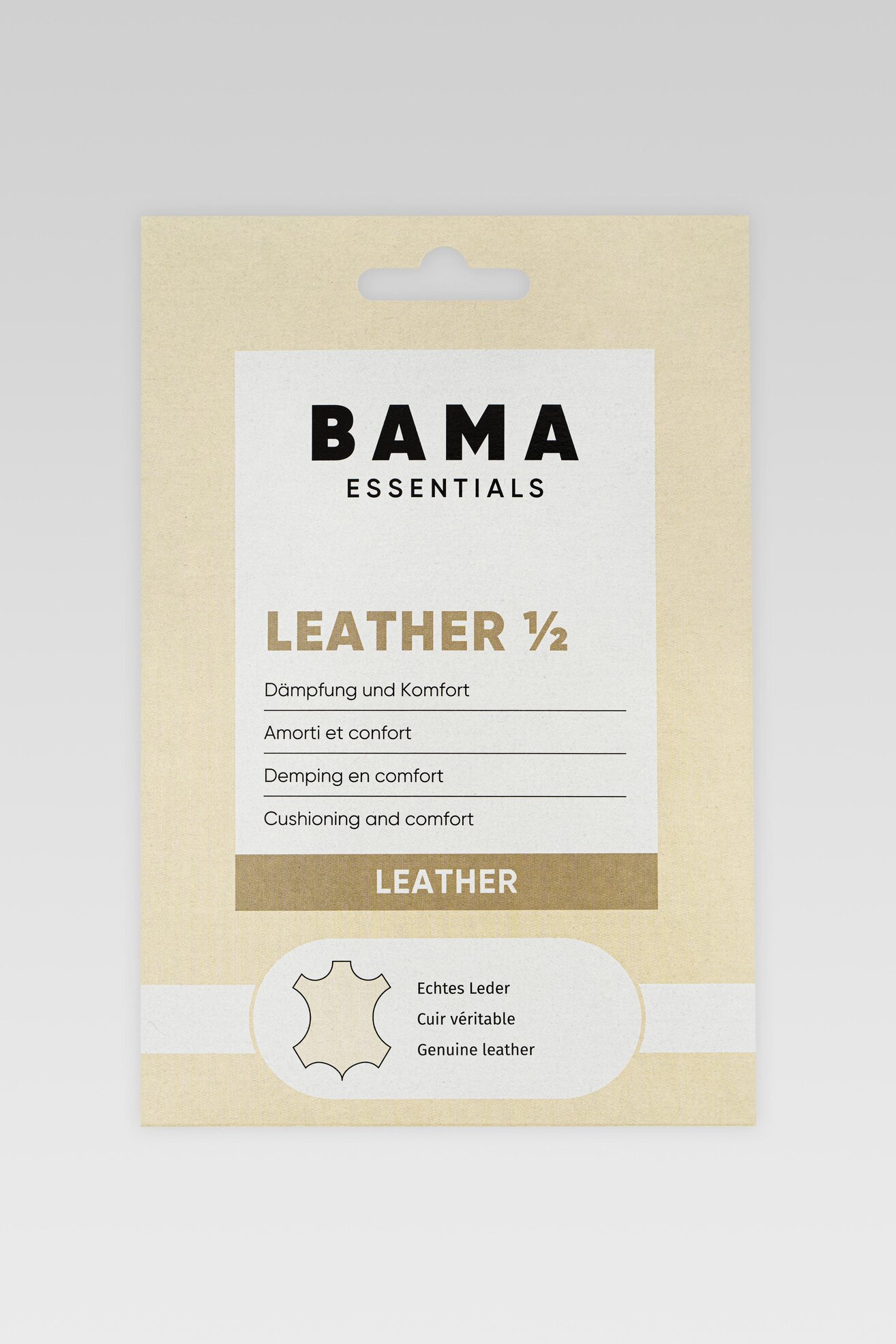 Talpbetét BAMA PÓŁWKŁADKI LEATHER HALF BÉZS