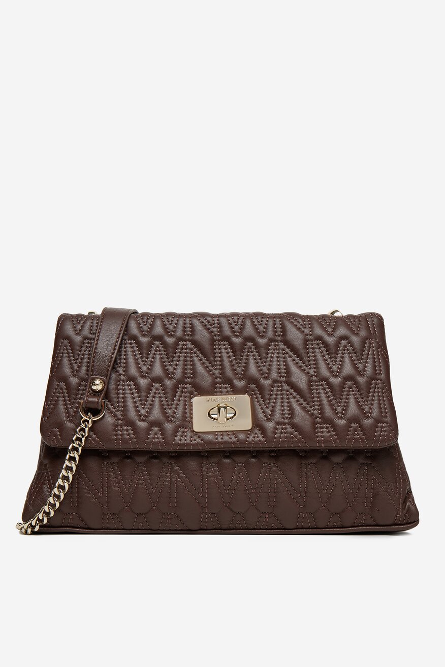 Kézitáska NINE WEST SÖTÉTBARNA - 5906751317280