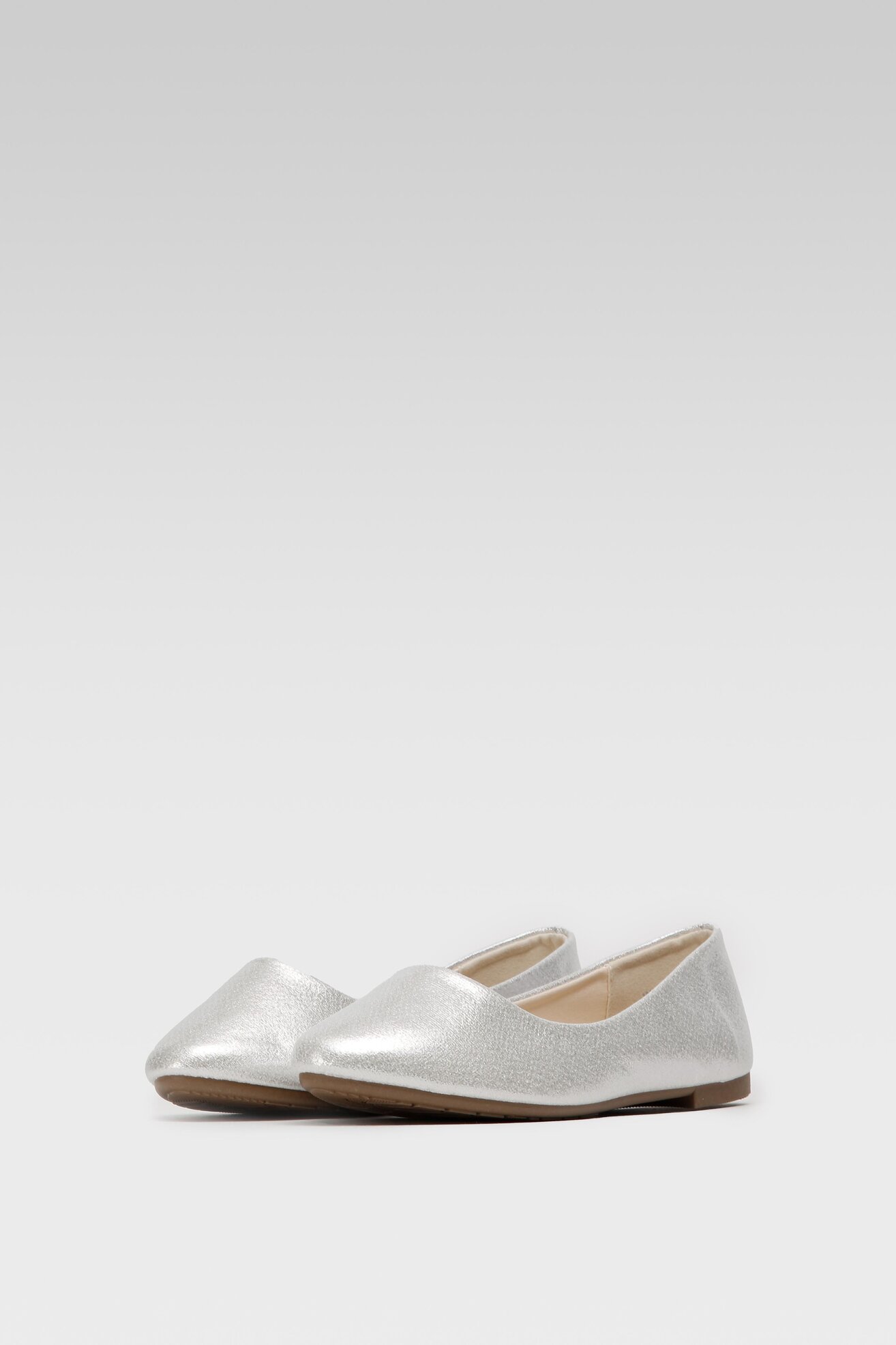 Baleriny Jenny Fairy WS9850-11 Srebrny