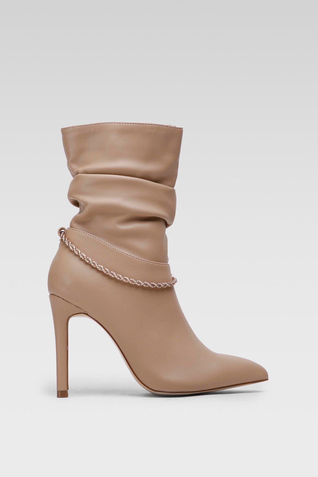 Botki Quazi WYL2979-1 Beżowy