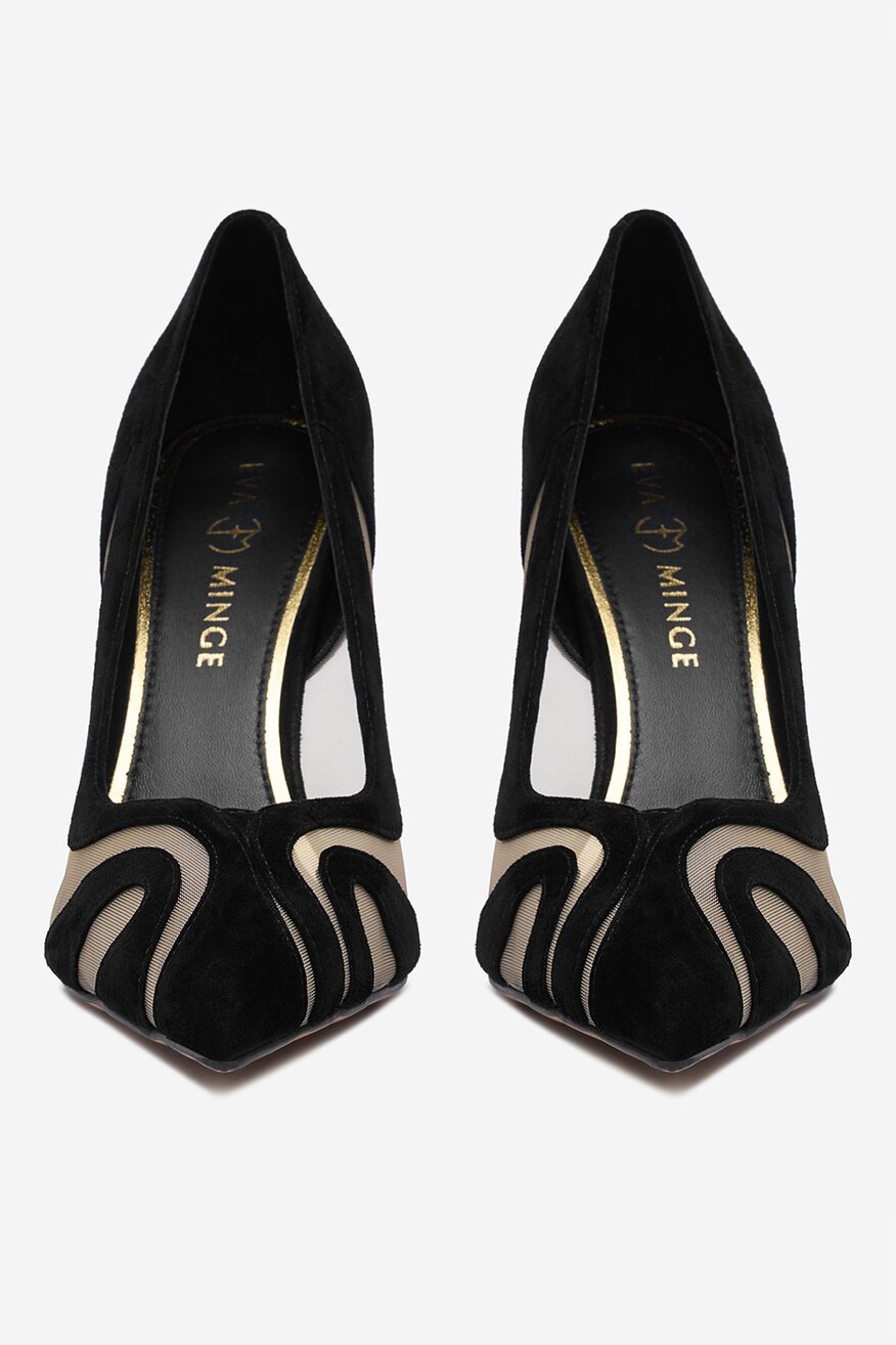 EVA MINGE - Szpilki skórzane - 5906751814574