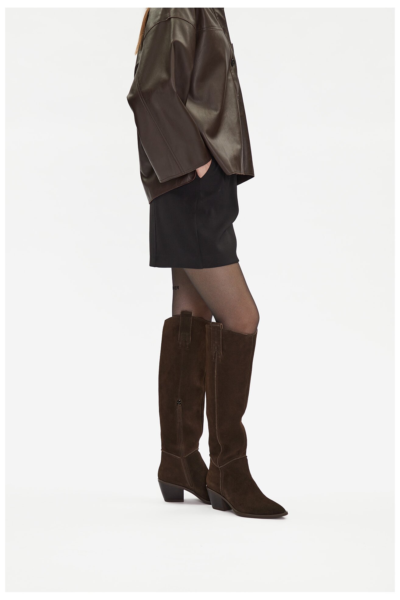 Csizma Badura C-ANIYA-DX01381 SÖTÉTBARNA