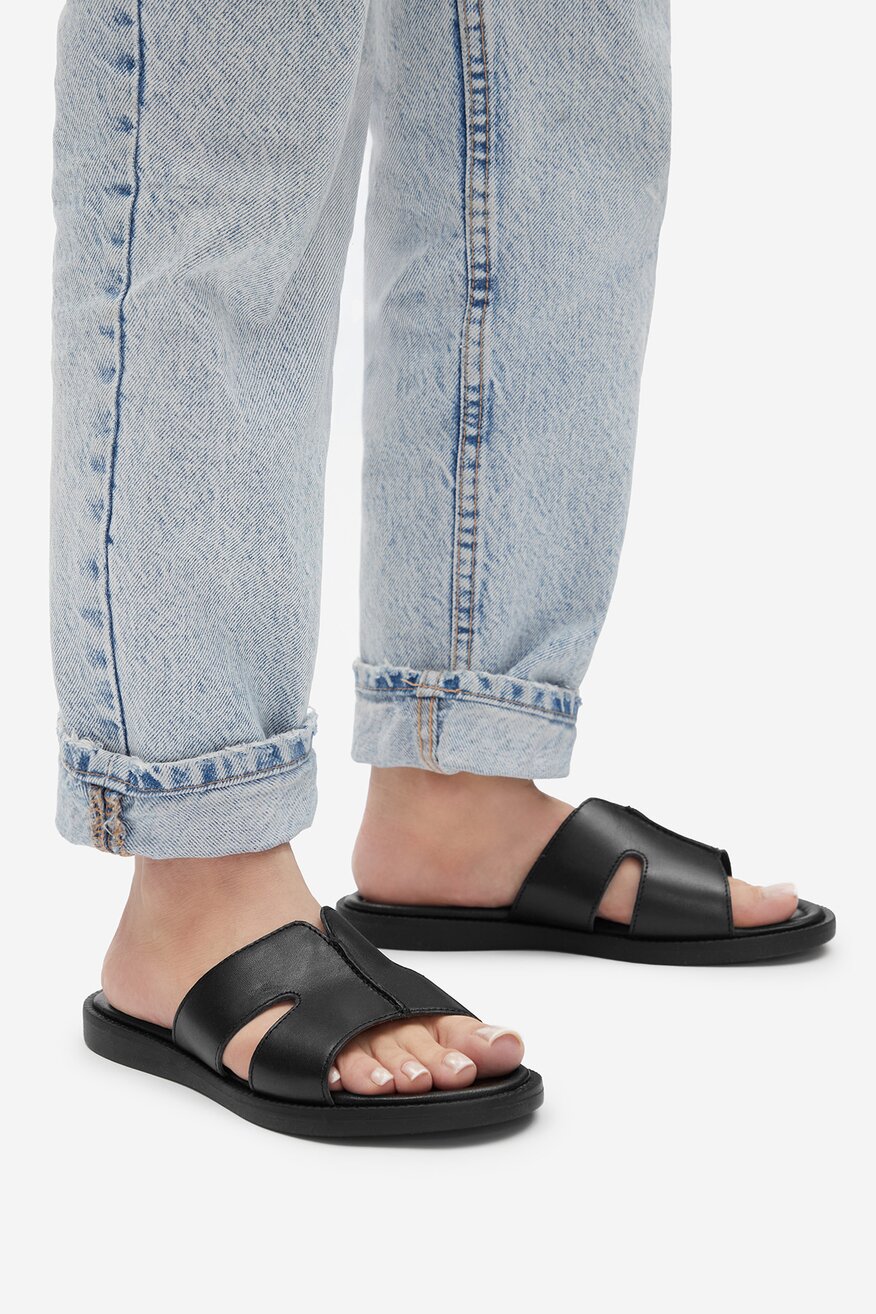 Lasocki - Klapki skórzane - 5903698763682