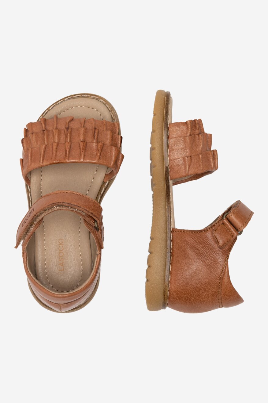 Lasocki Kids - Sandały skórzane na rzep - 5904862731506