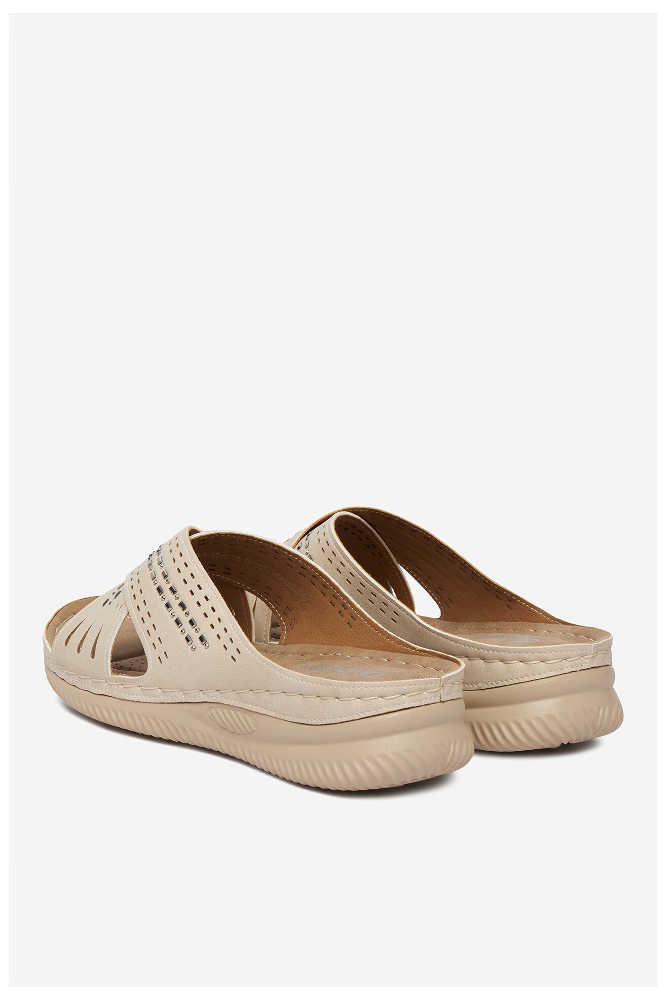 Klapki Go Soft CEO-WYL05010-08 Beżowy