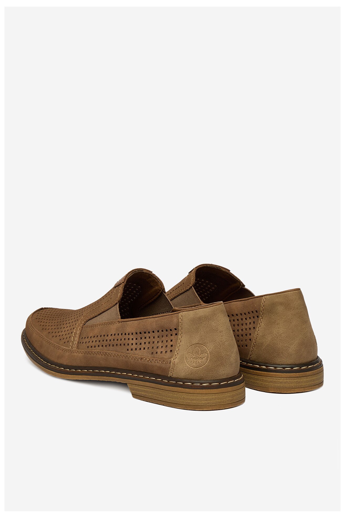 Półbuty Rieker CEO-13459-25 Beżowy ciemny