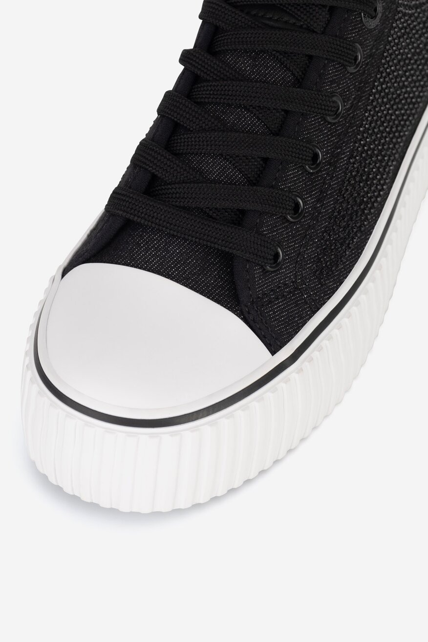 Pantofi pânză Beverly Hills Polo Club NEGRU - 5905588811244