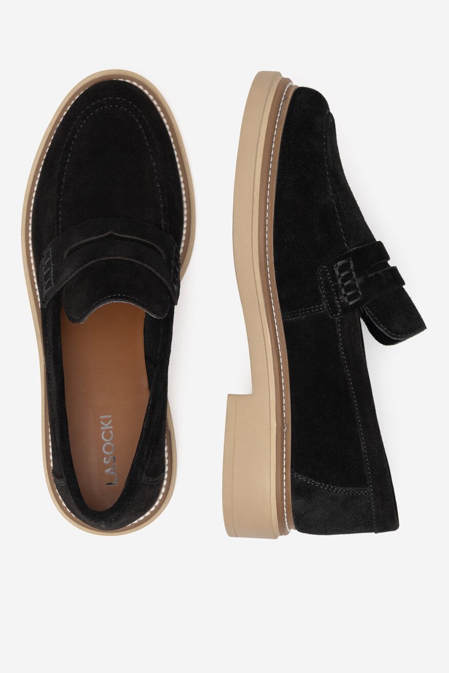 Lasocki - Loafersy zamszowe - 5904862315805