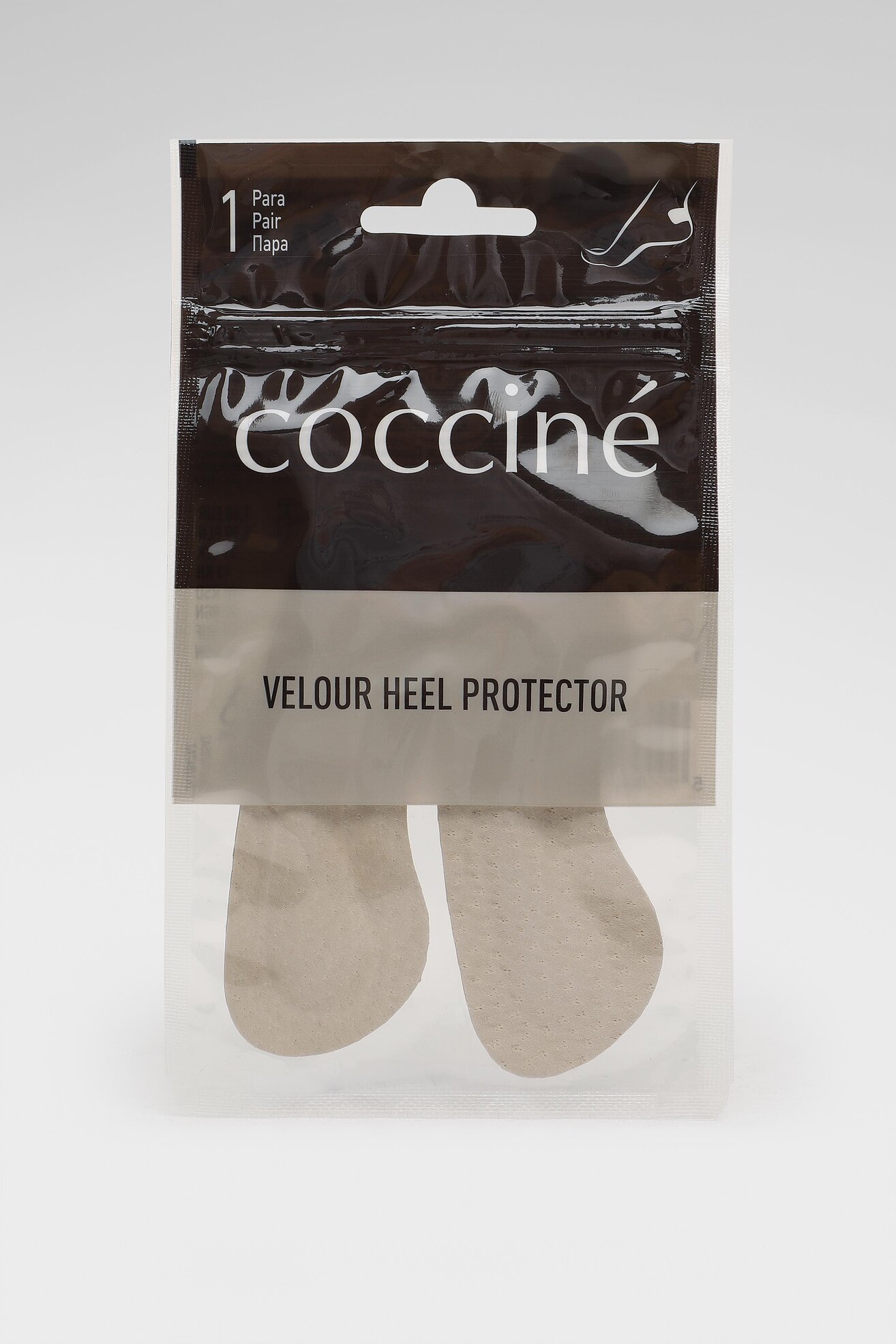 Ulošci za obuću Coccine COCCINE VELOUR HEEL PROTECTOR - ZAPIĘTKA WELUROWA A BEŽ