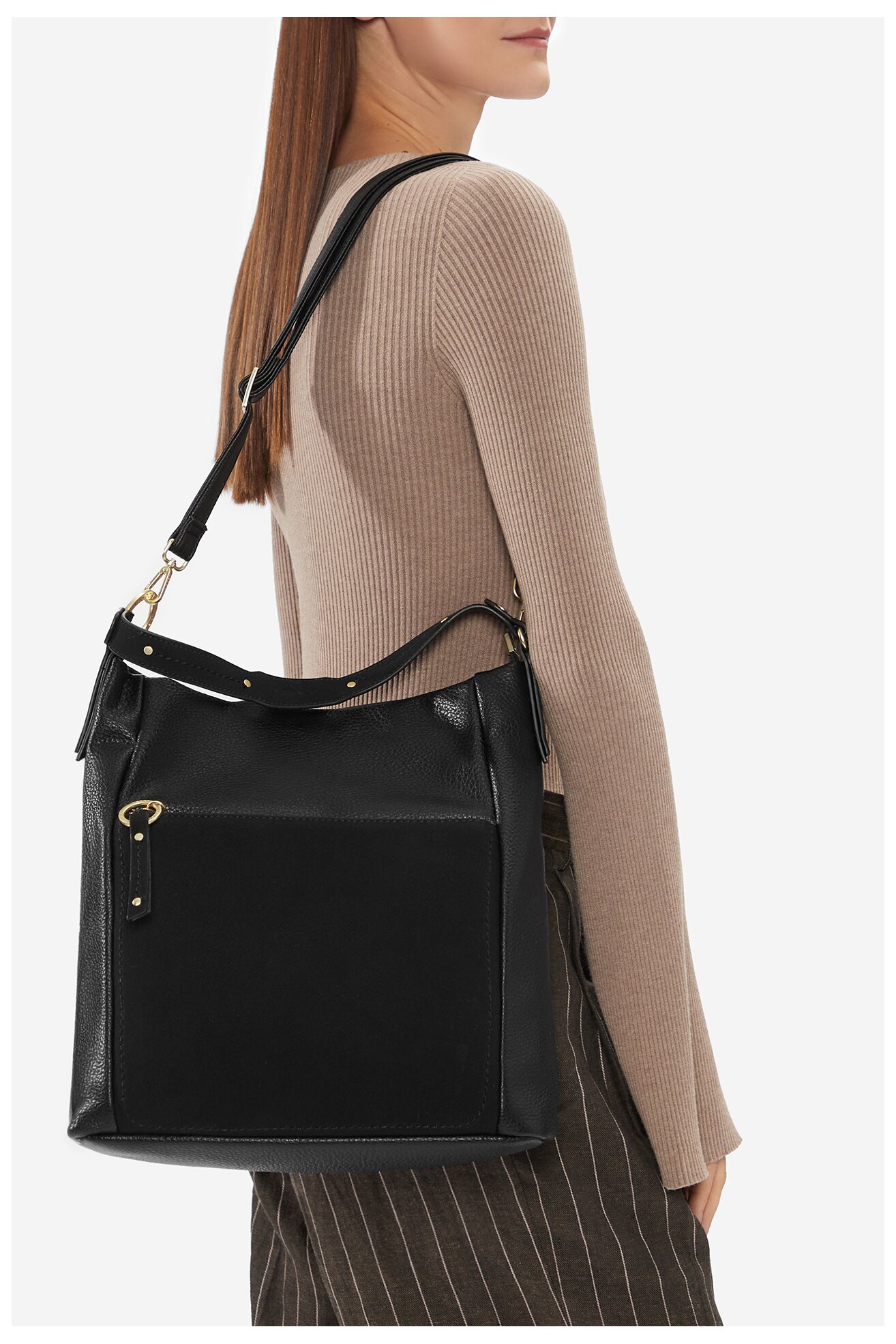 Kézitáska Lasocki C-LSK-K-051-06 FEKETE