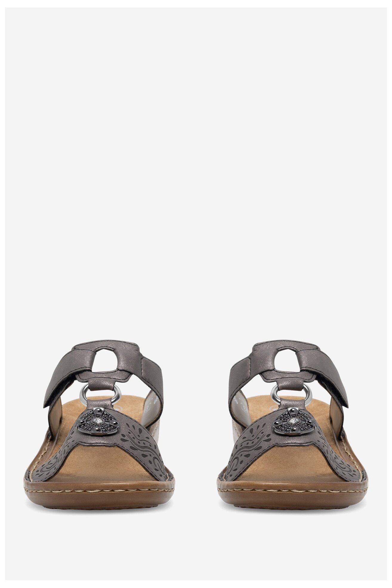 Джапанки Rieker 608K1-45 СИВ