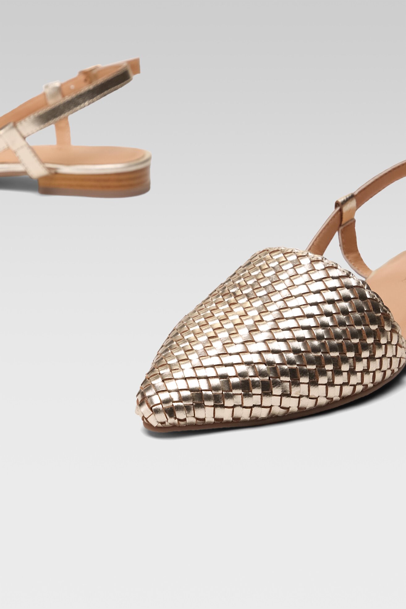 Baleriny Lasocki MADALIA WI29-CHR06 Złoty