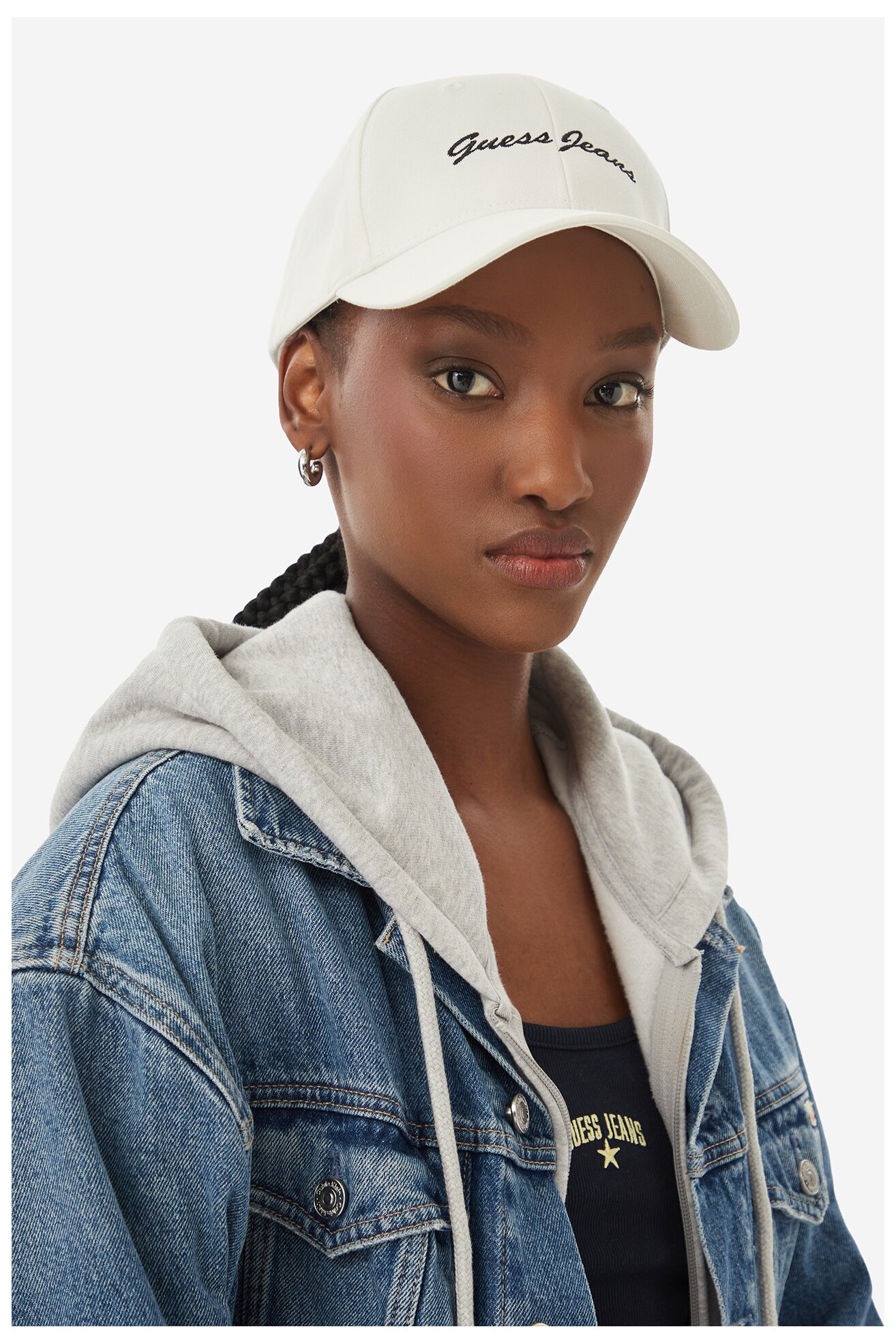 Kačket GUESS JEANS CEO-GJ-U3-003-SS26 BELA