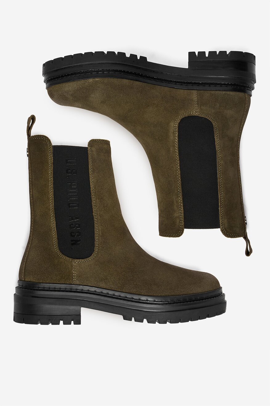 
                U.S. POLO ASSN. - Sztyblety skórzane - 5906751479858