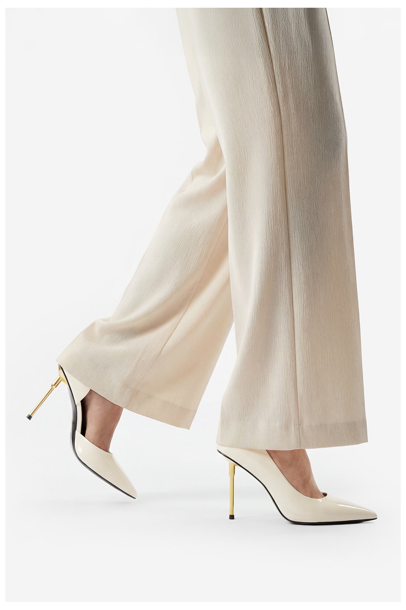 Pantofi cu toc EVA MINGE EO-ZIA-24178-21 ALB