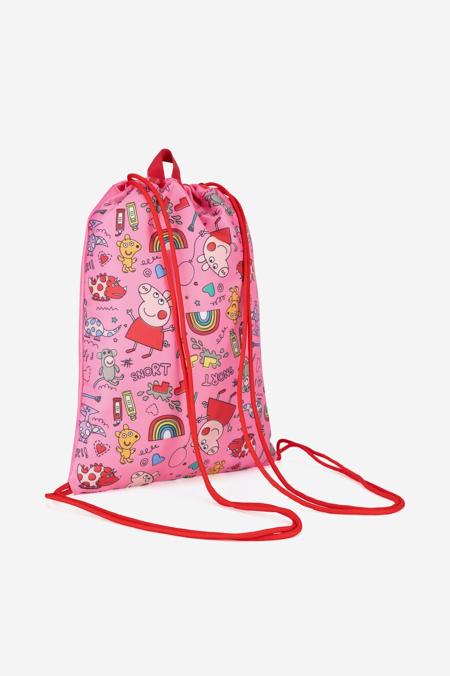 Săculeț pentru încălțăminte PEPPA PIG ROZ - 5905588991816