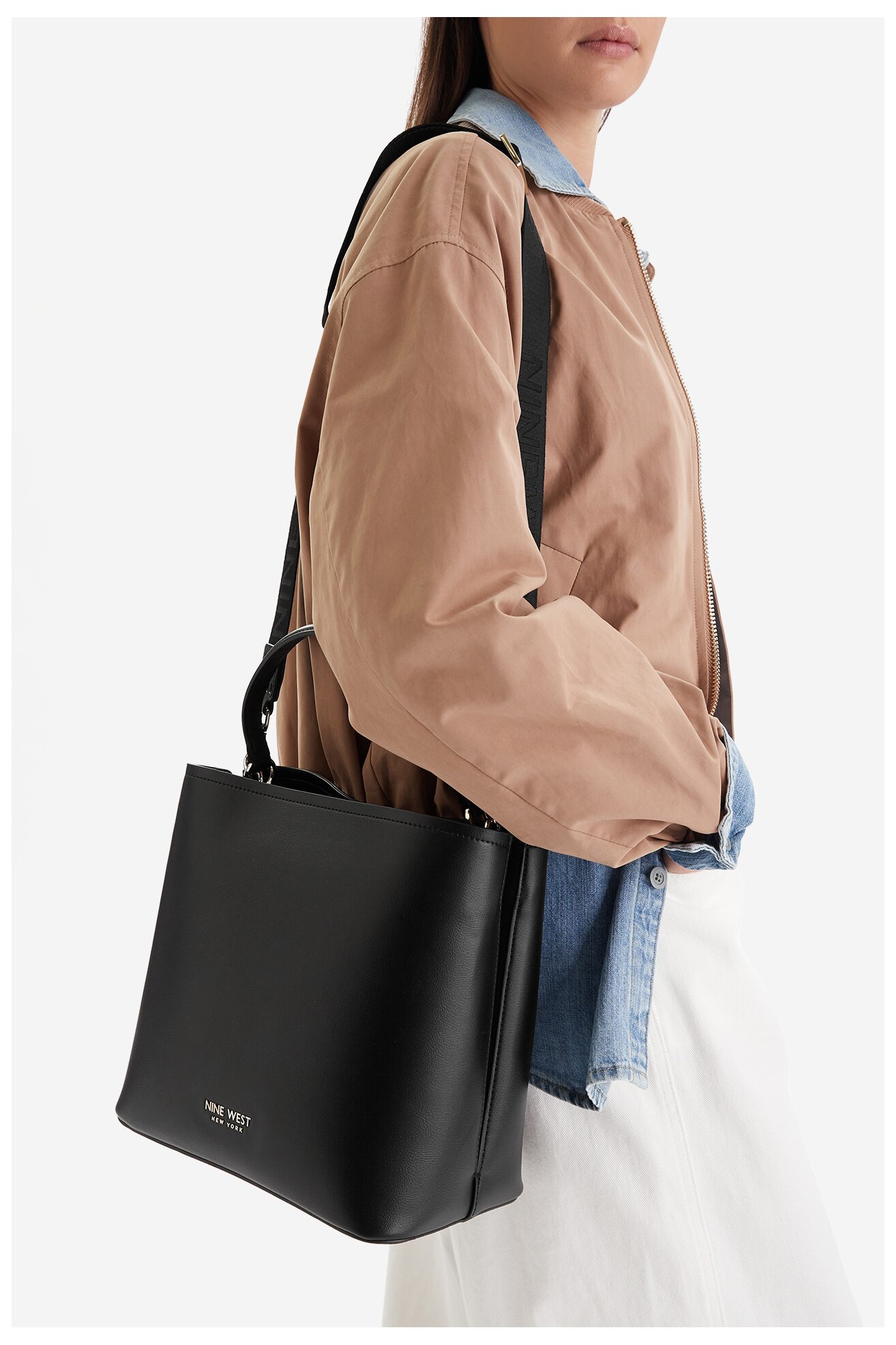 Дамска чанта NINE WEST CEO-Aera-LDA8888 ЧЕРЕН