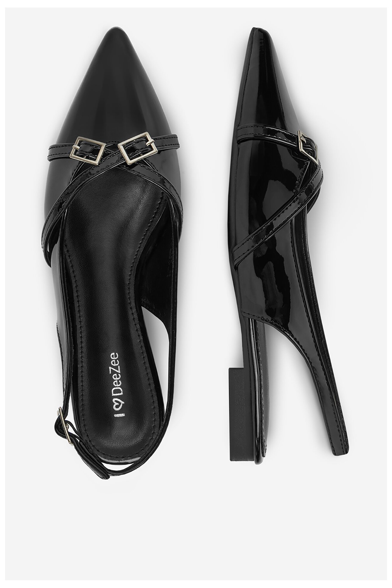 Baleriny DeeZee GAM-128 FEKETE