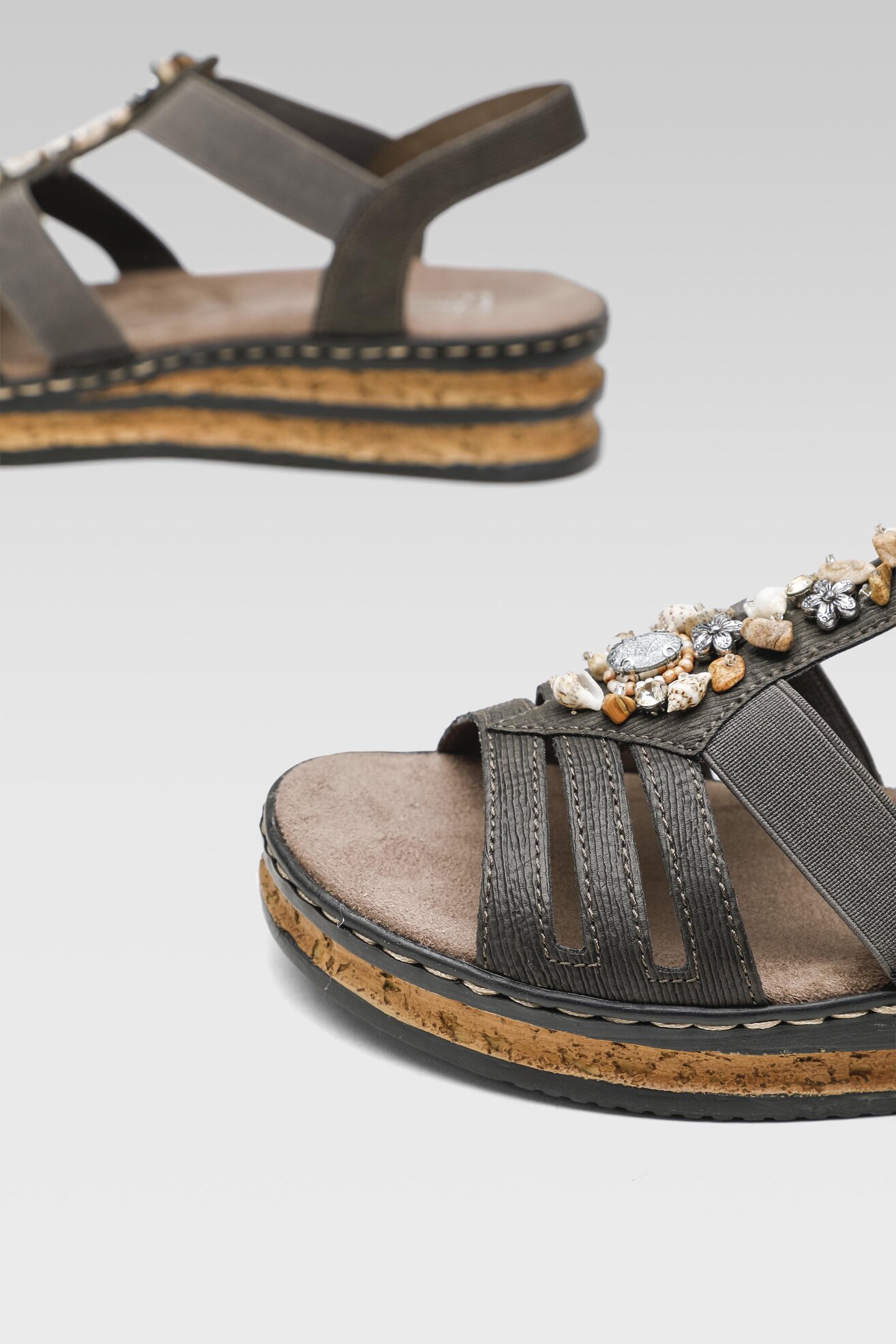 Сандали Rieker 62949-45 СИВ