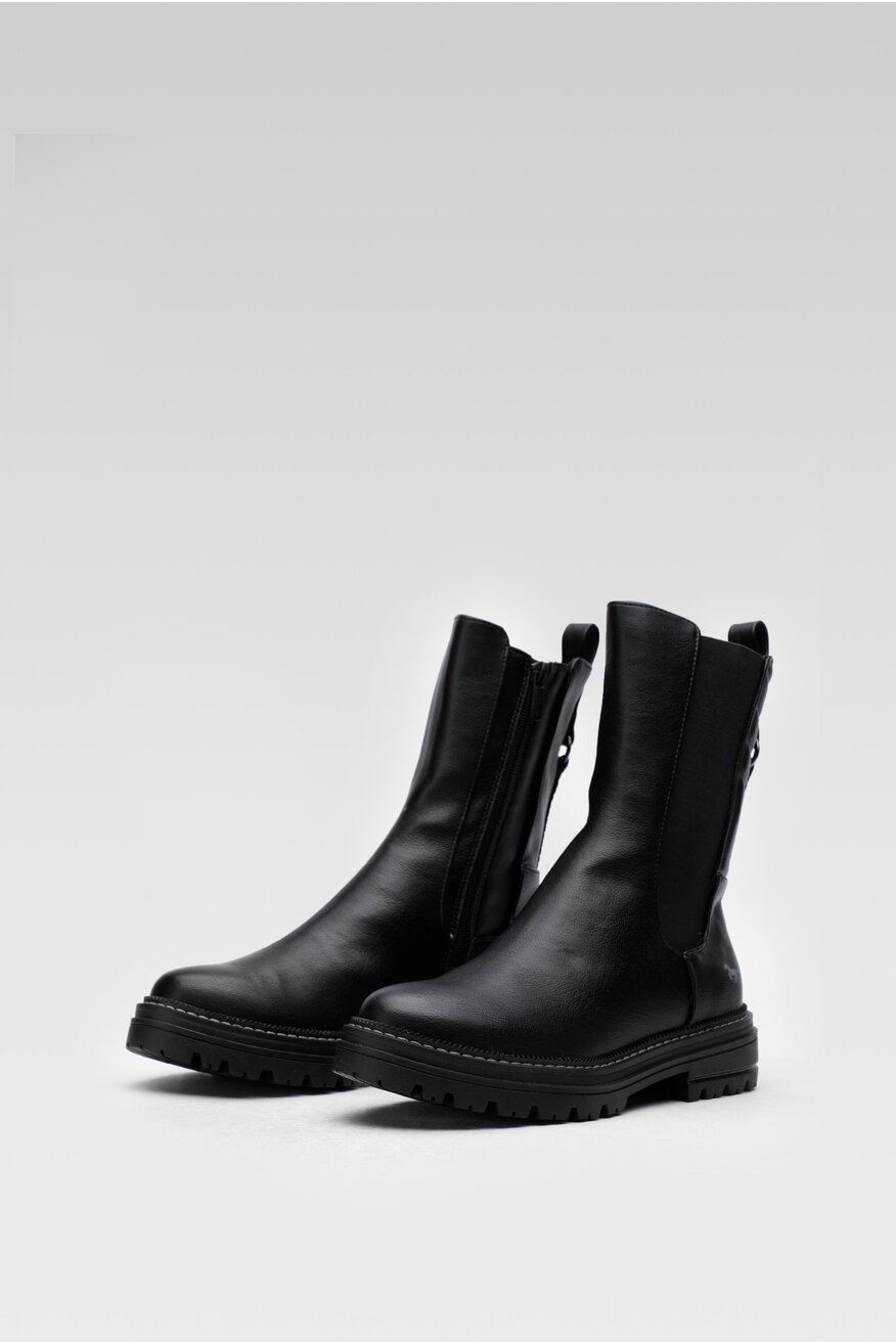 Mustang - Botki czarne - 5904248958879