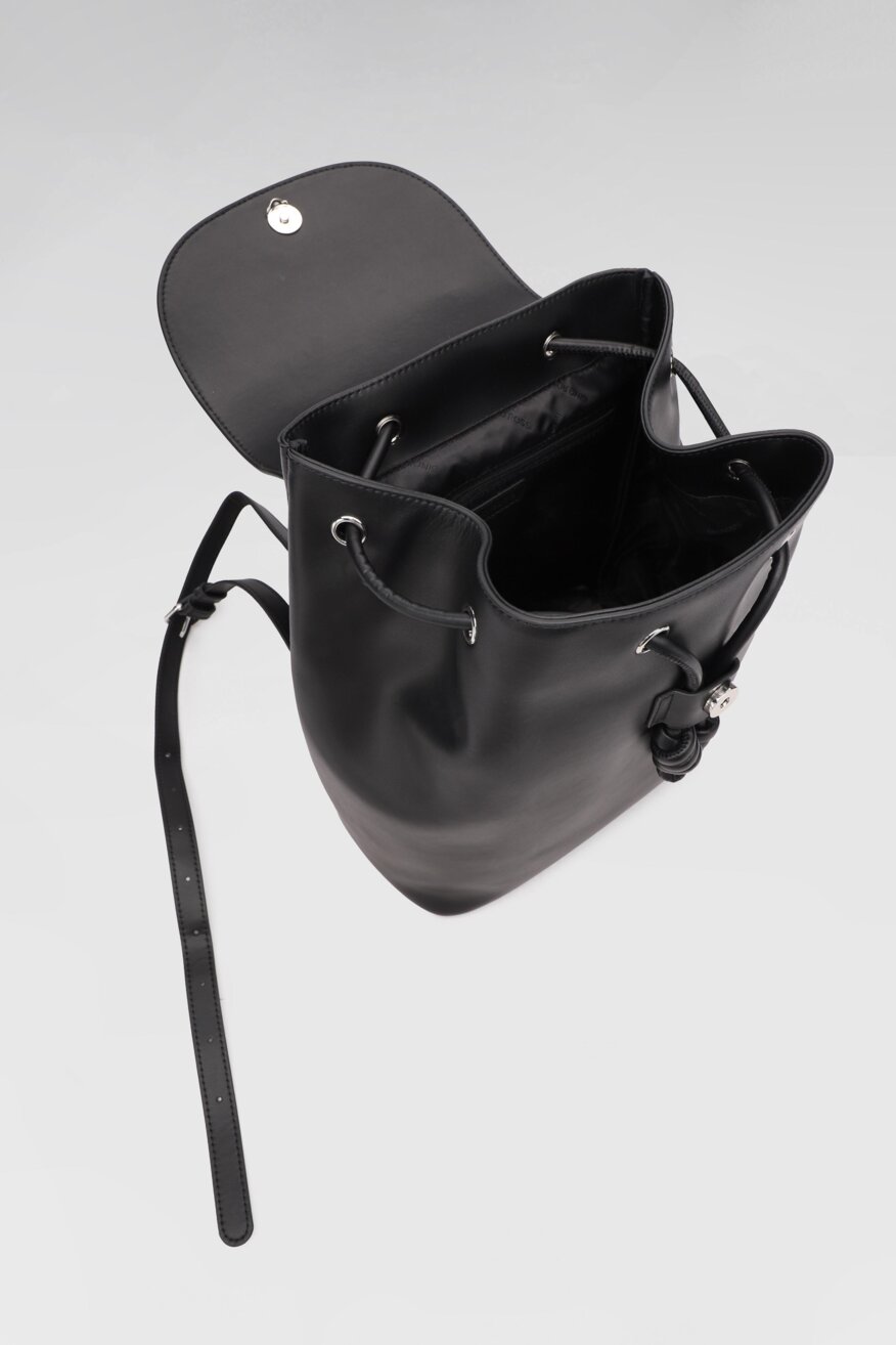 
                Gino Rossi - Plecak skórzany czarny - 5903698572727