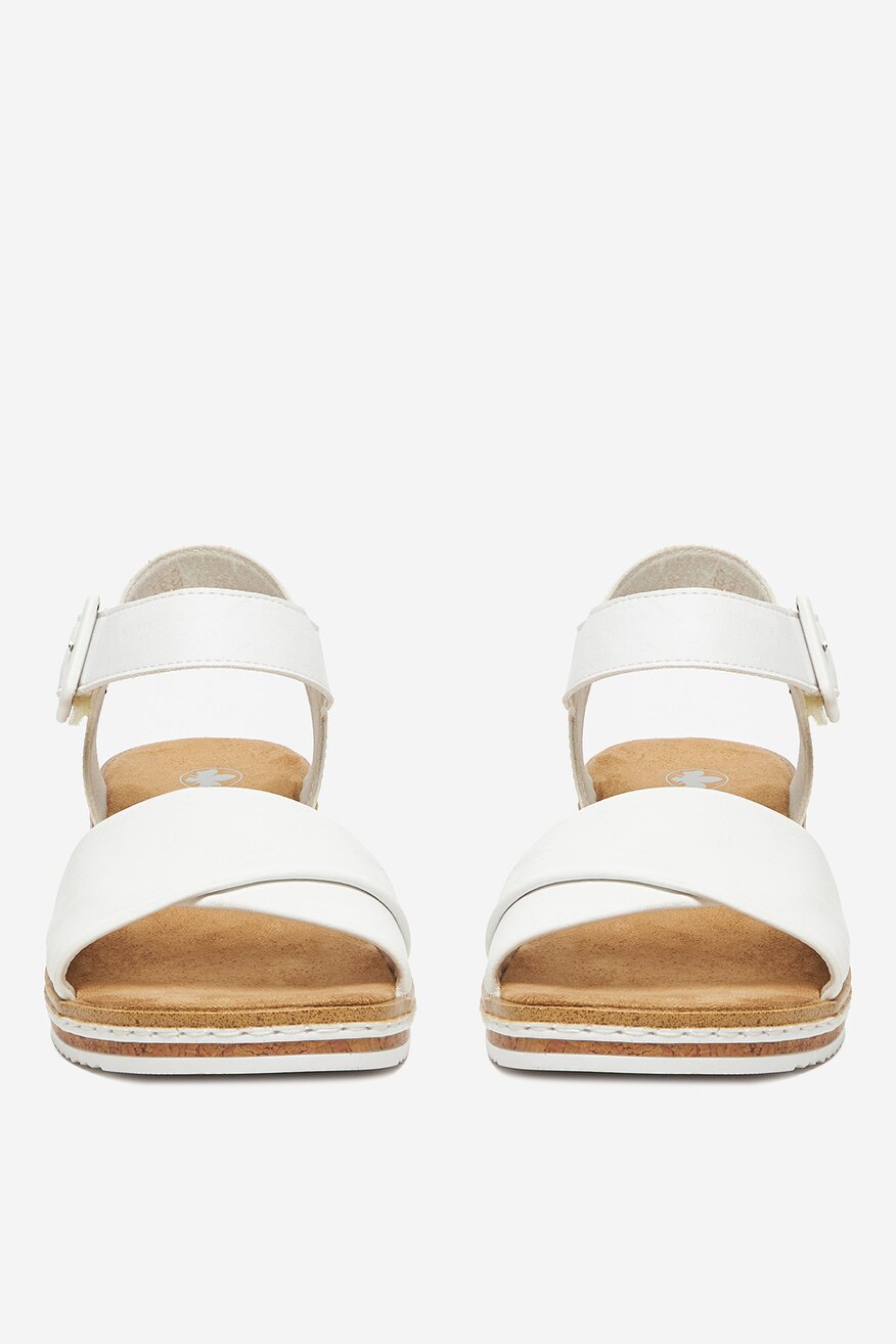 Rieker - Sandały na koturnie - 2230078415088