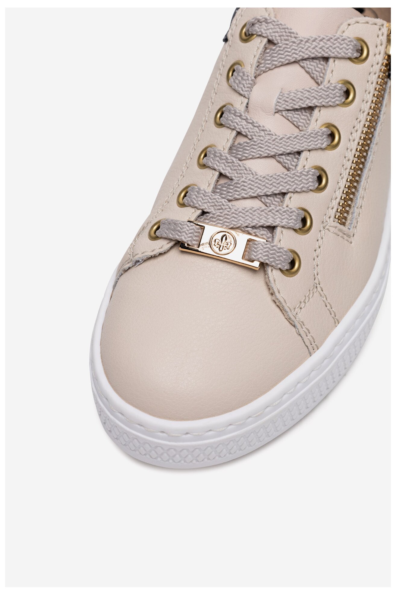 Sneakers Rieker L59A1-60 Beżowy jasny