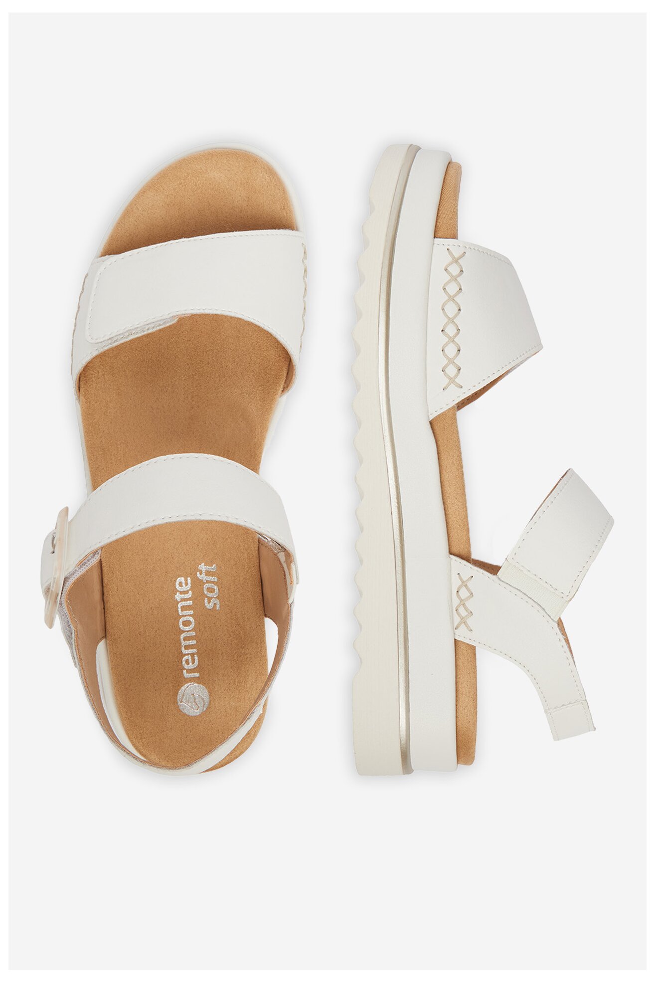 Сандали Remonte CEO-D3P53-80 ПОЧТИ БЯЛО