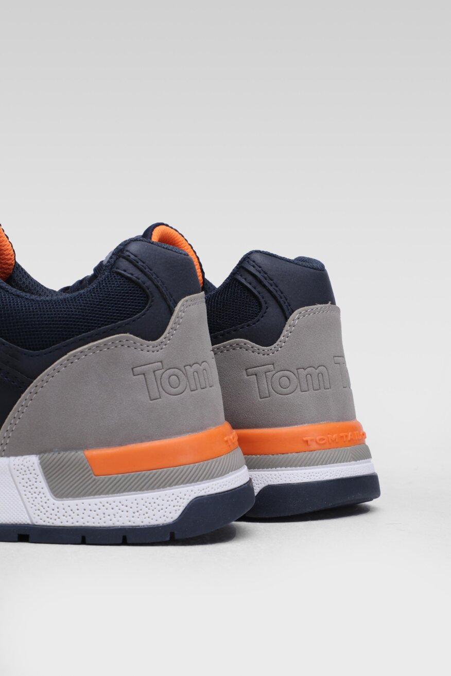 Tom Tailor - Półbuty granatowe sznurowane - 5903698426204