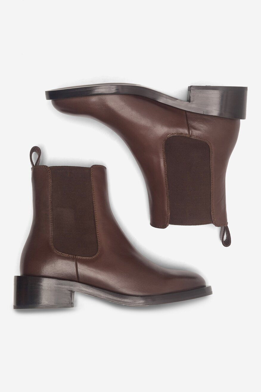 
                Gino Rossi - Skórzane botki - 5905588048527