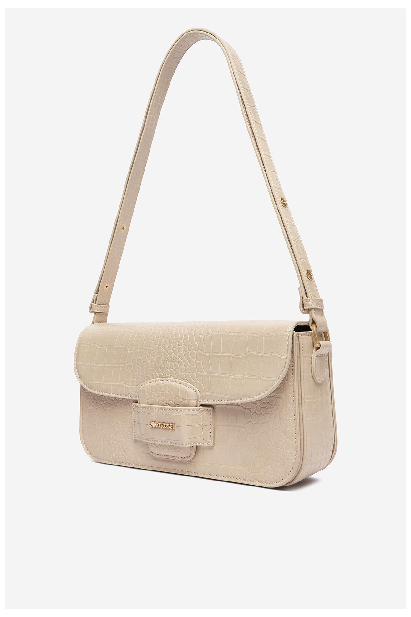 Сумка З Ремінцем Gino Rossi EO-LDA8554A БЕЖЕВИЙ