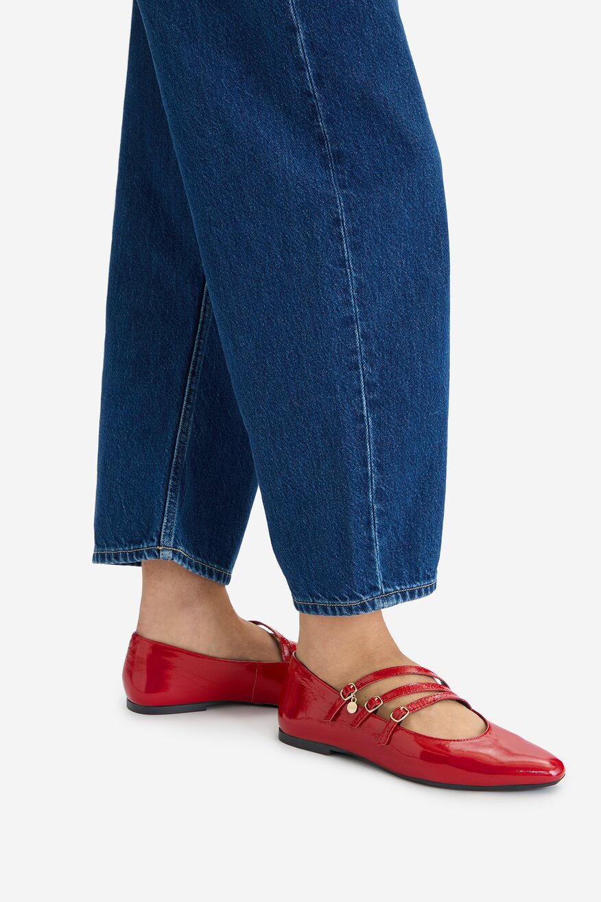 
                Mexx - Baleriny skórzane lakierowane - 5906751410257