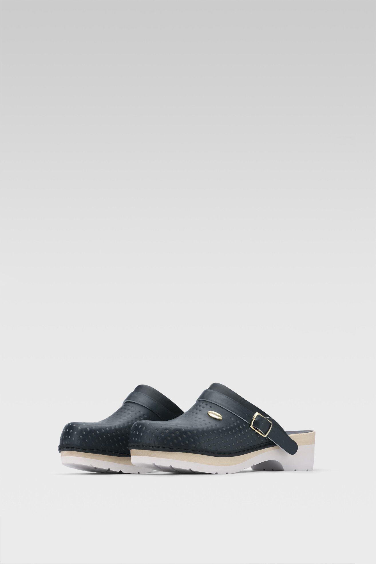 Klapki Scholl M20078 CLOG 1040 Granatowy