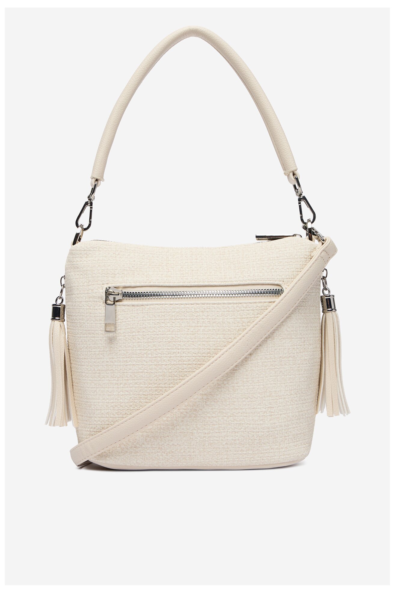 Дамска чанта Lasocki CEO-LSK-X-007-09 СЛОНОВА КОСТ