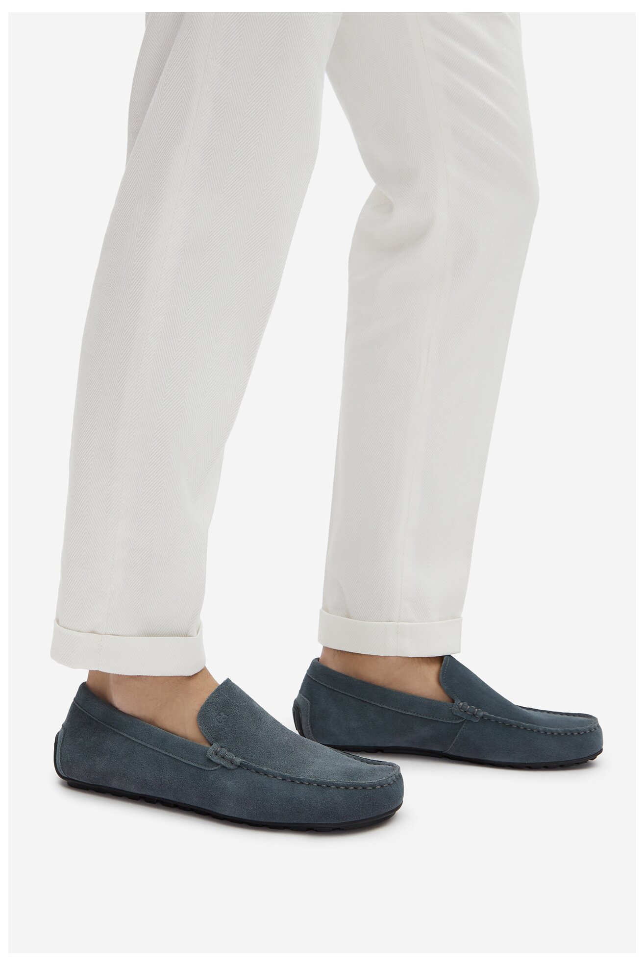 Mokasyn Gino Rossi LUIGI-01 124AM Szary ciemny