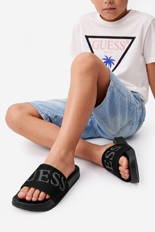 Шльопанець для басейну GUESS CEOWB-P5010527 ЧОРНИЙ