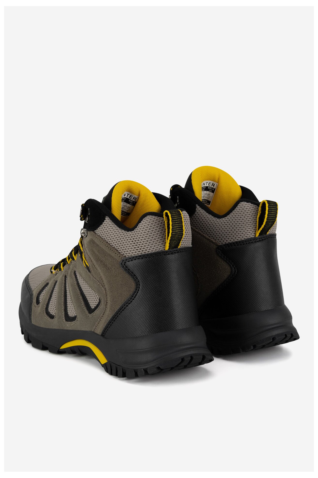 Túracipő HUNTER MASON MID HIKER WP SÖTÉTBÉZS