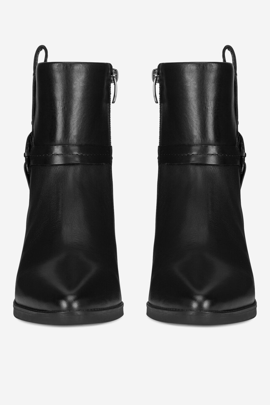Mexx - Botki skórzane - 5905588995531