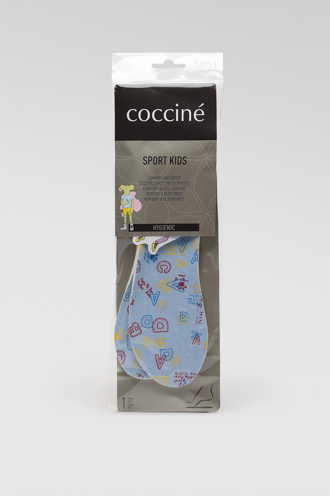 Wkładki do obuwia Coccine COCCINE SPORT KIDS WKŁADKA NR 24-25, COCCINE SPORT KIDS WKŁADKA NR 30-31AZ niebieski jasny Niebieski jasny