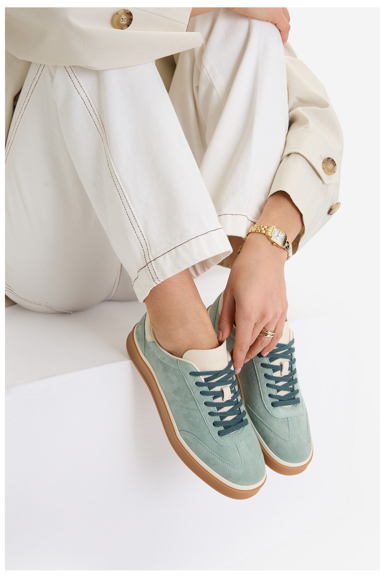 Półbuty Gino Rossi EO-GRW03 Niebieski