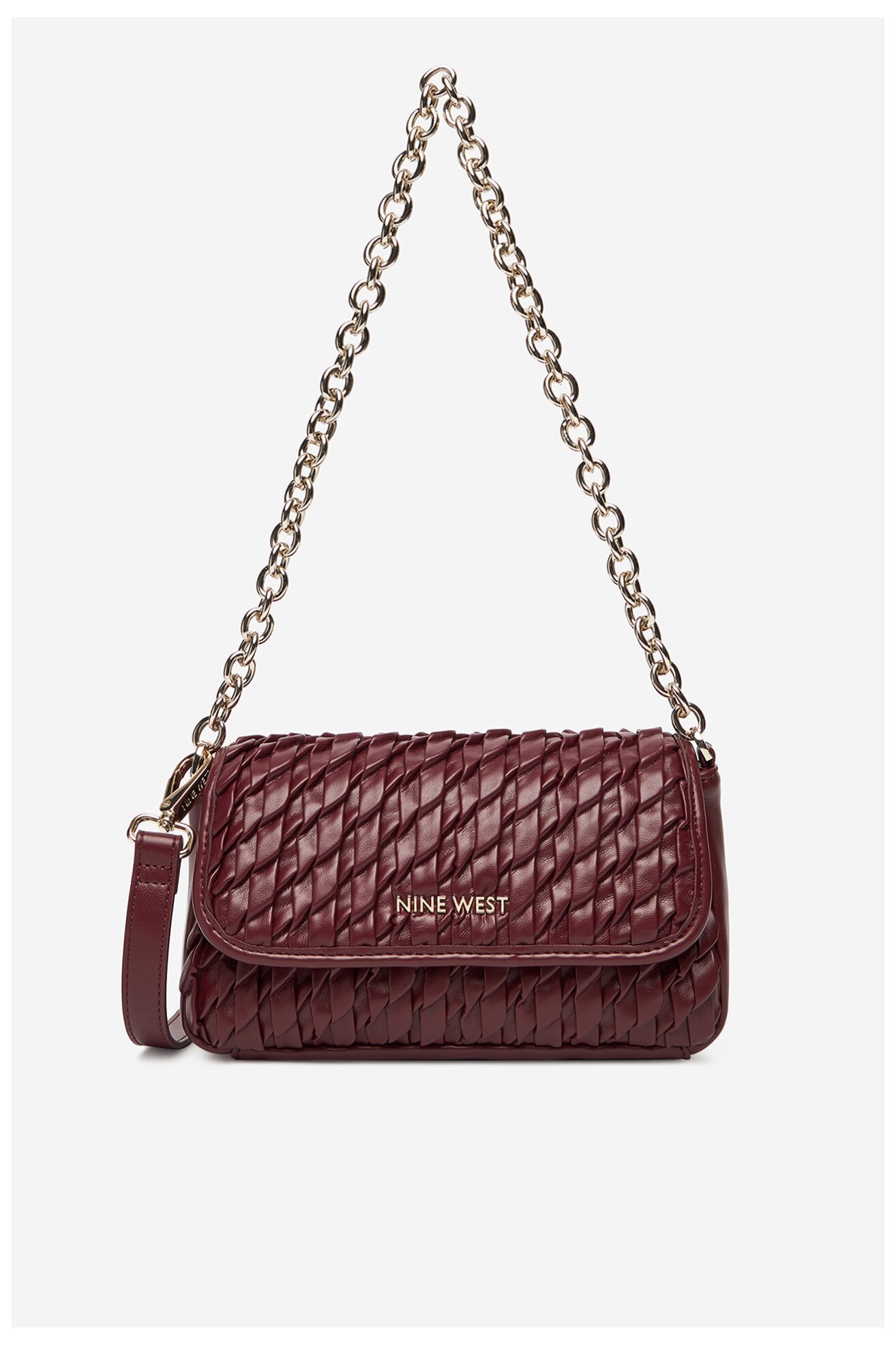 Torebka NINE WEST CEO-DAKOTA-I-LDA8006 Bordowy