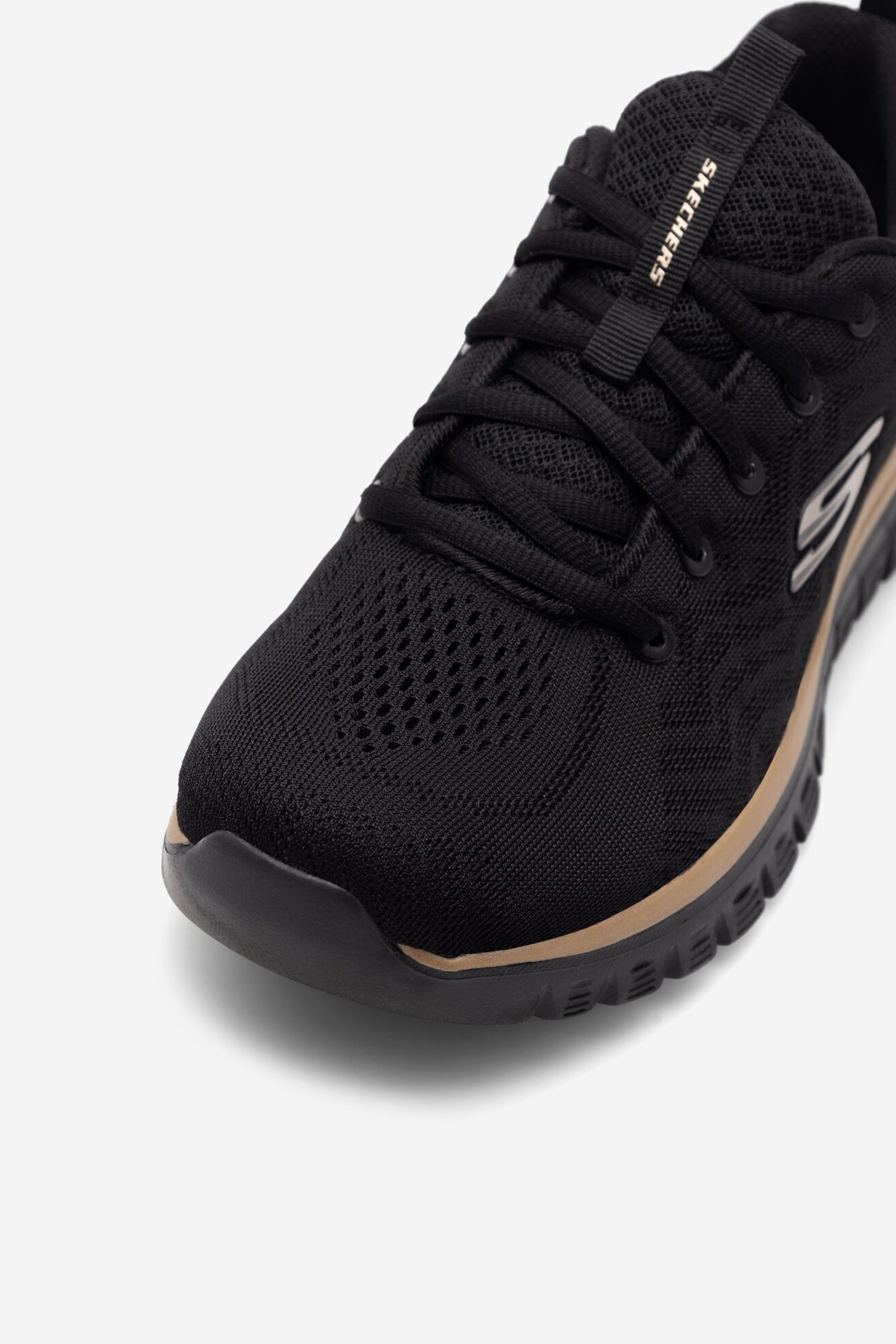 Спортни обувки Skechers GRACEFUL 12615 BKRG ЧЕРЕН