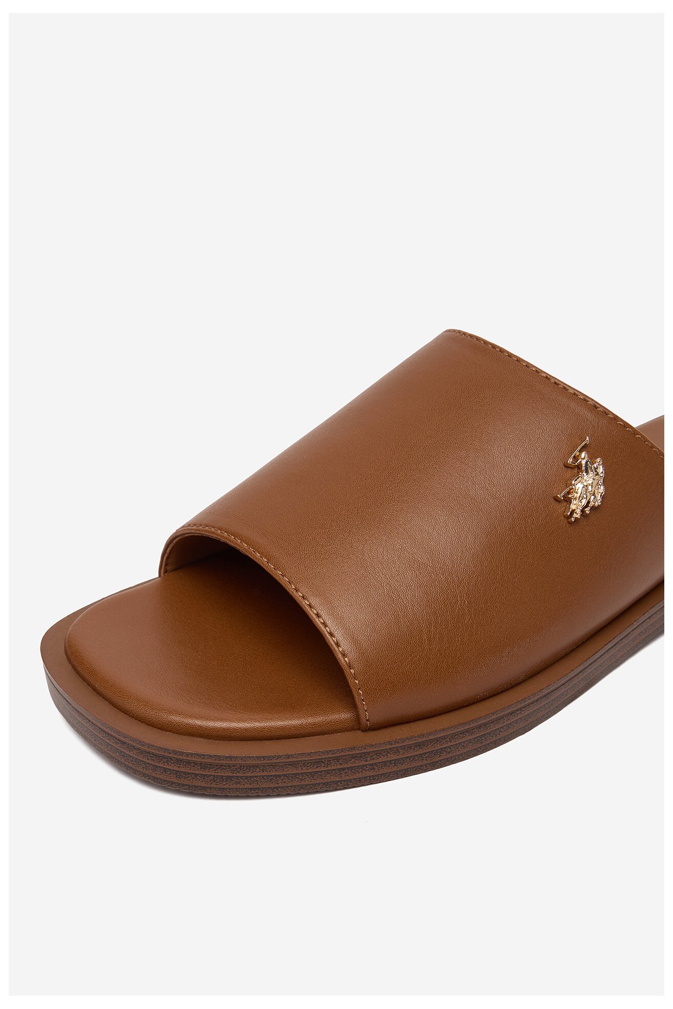 Klapki U.S. POLO ASSN. EO-MARINA003W/6Y1 Camel
